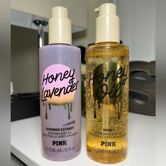 PINK Victoria's Secret Other - VS PINK Body Oil Bundle 🦋 HONEY & HONEY LAVENDER